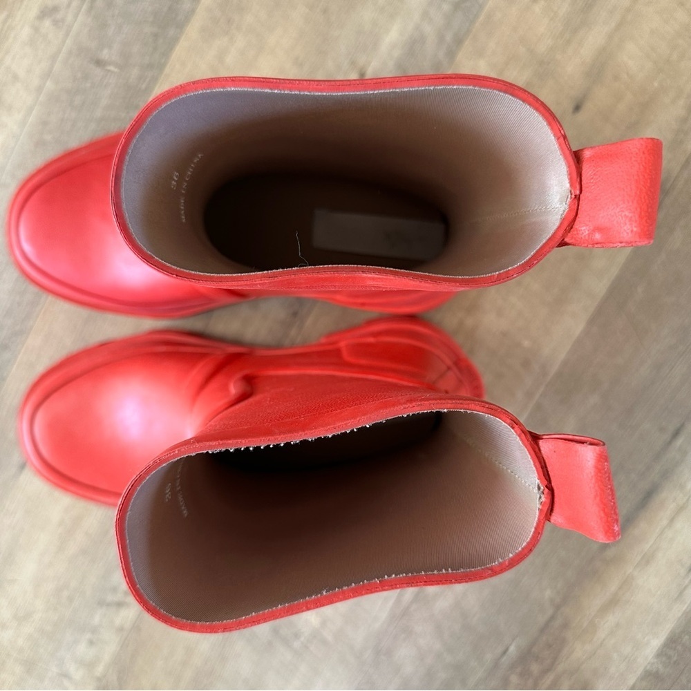 Rag & Bone Shiloh Rainboots in Fire Red - Picture 12 of 14